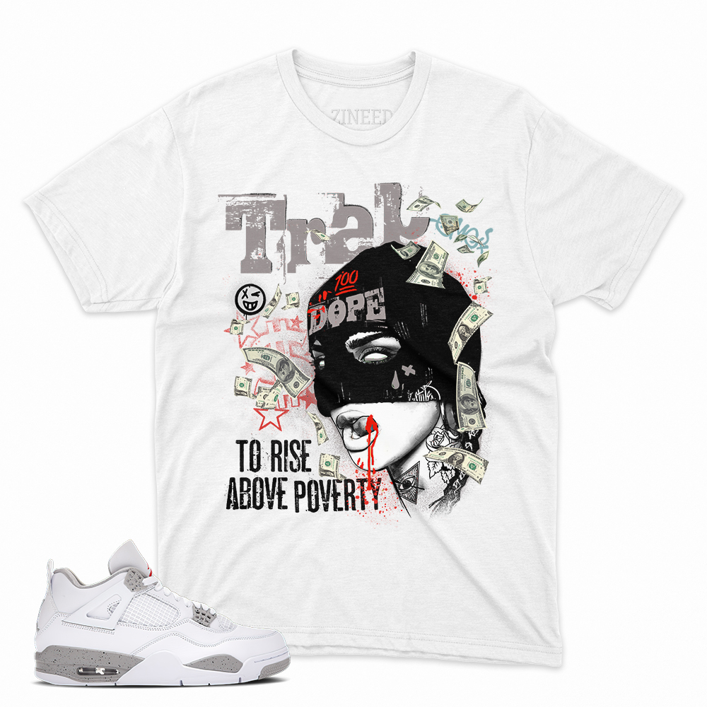 jordan 4 white oreo shirts