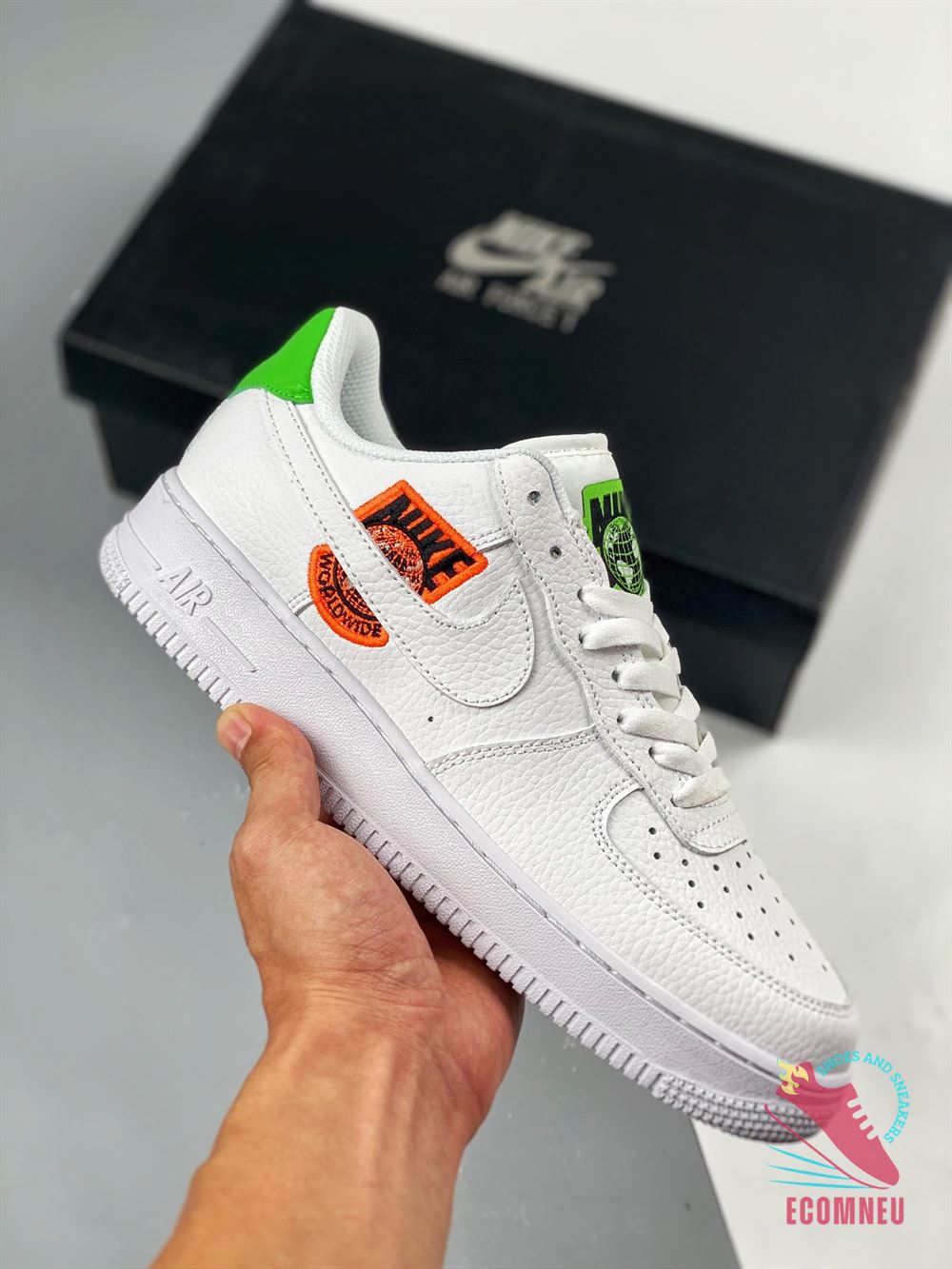 nike air force 1 worldwide green